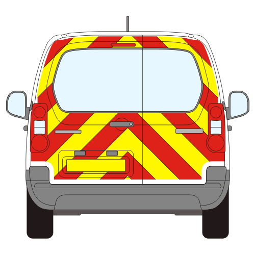 Citroen Berlingo Full Chevron Kit with Window cut-outs (2008 - 2023) Engineering Grade